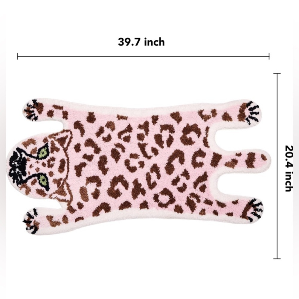 Leopard Non Slip Mat Rug - Picture 9 of 16